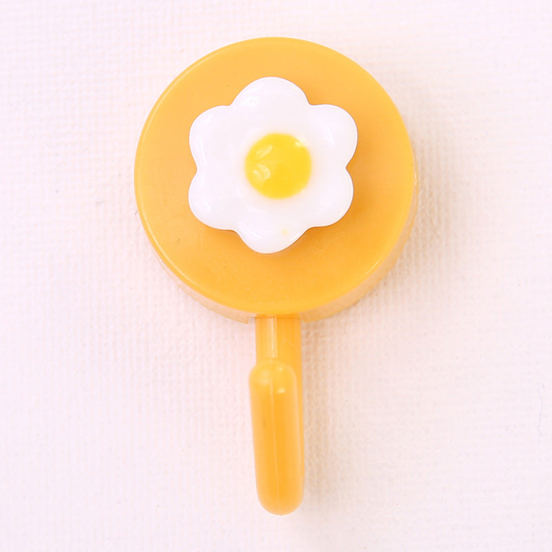 Cute Cartoon Wall Hooks: Nail-Free Adhesive Door Hooks