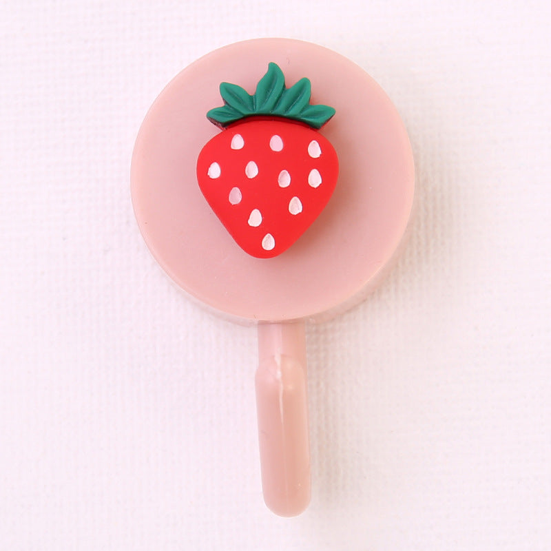 Cute Cartoon Wall Hooks: Nail-Free Adhesive Door Hooks