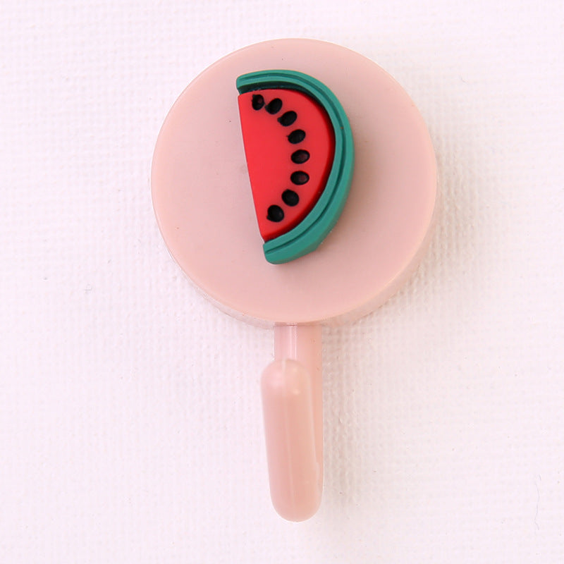 Cute Cartoon Wall Hooks: Nail-Free Adhesive Door Hooks