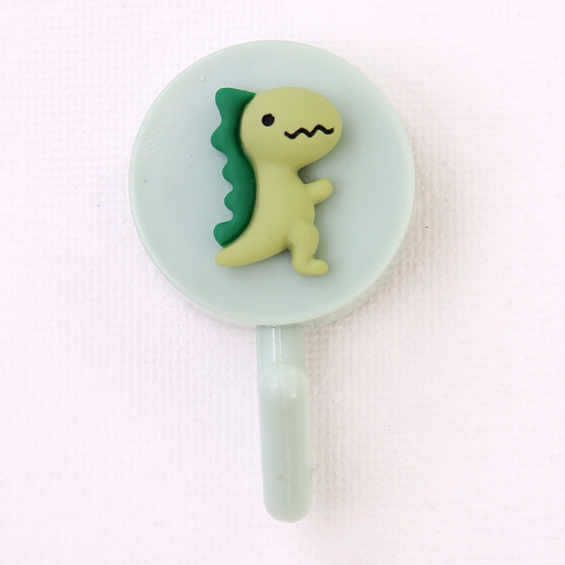 Cute Cartoon Wall Hooks: Nail-Free Adhesive Door Hooks