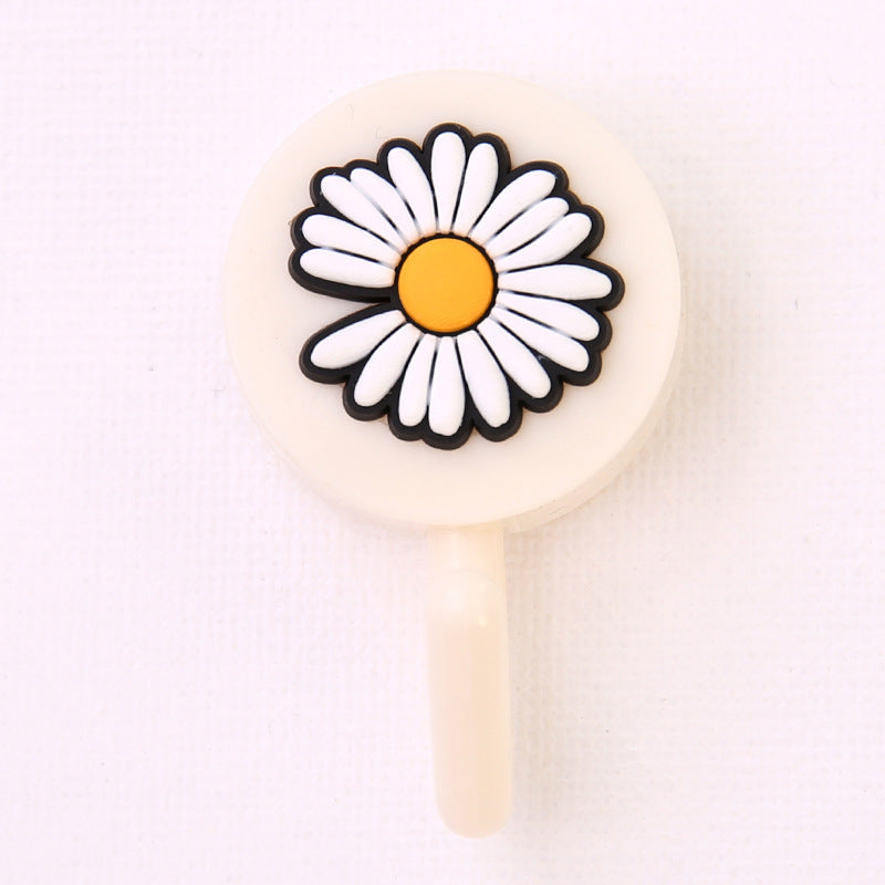 Cute Cartoon Wall Hooks: Nail-Free Adhesive Door Hooks