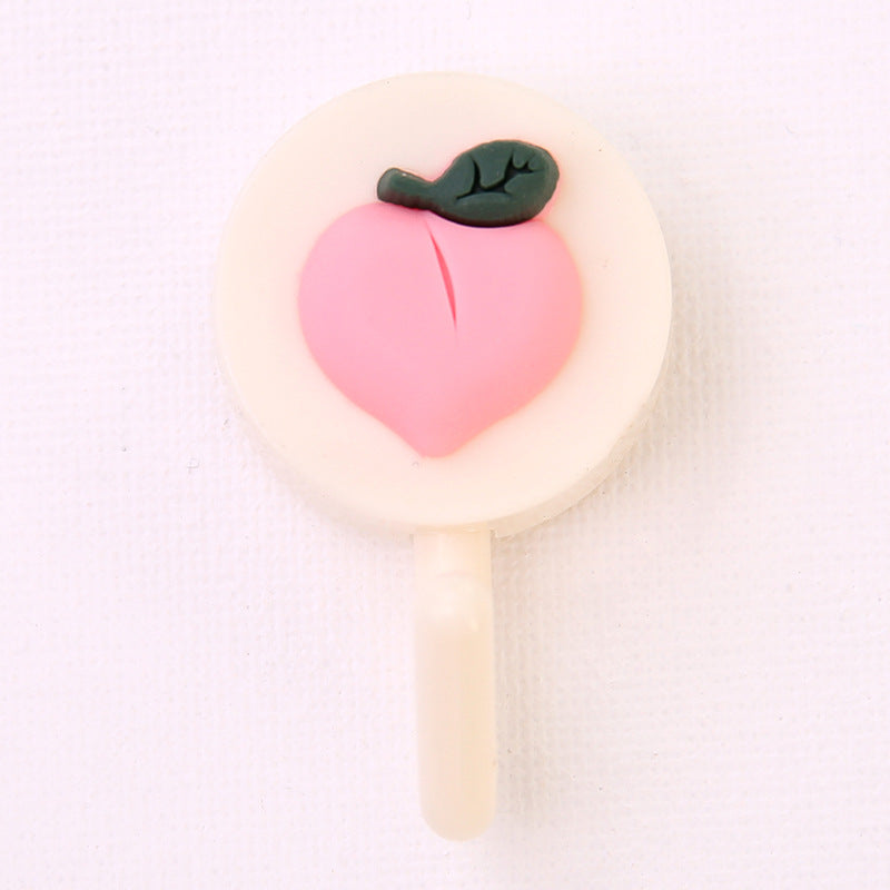 Cute Cartoon Wall Hooks: Nail-Free Adhesive Door Hooks