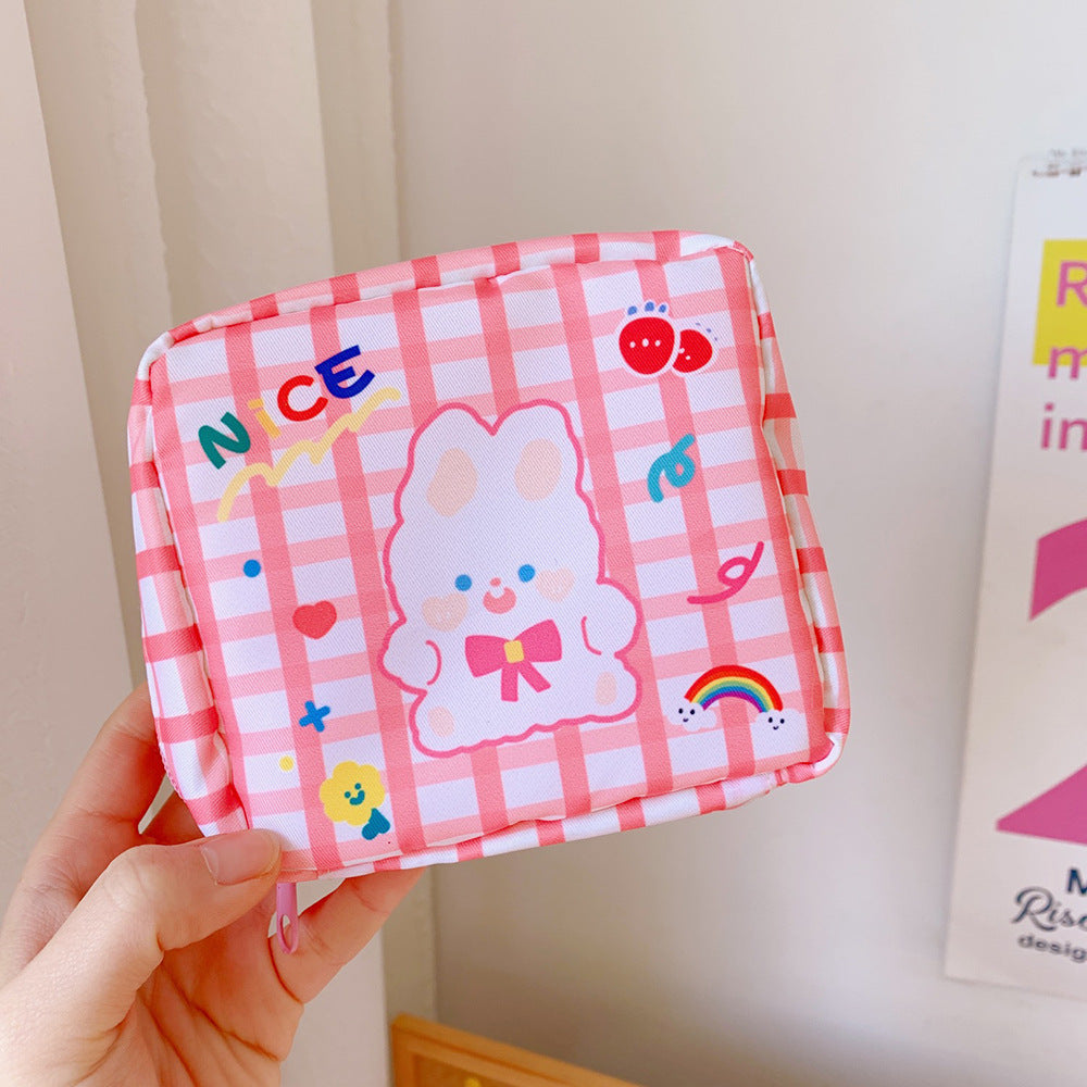 Cute Sanitary Napkin Storage Bag for Students & Travel