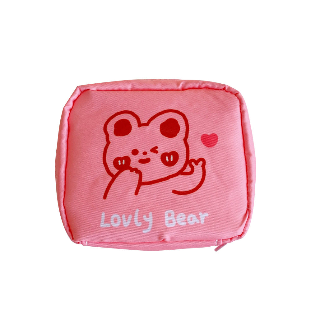Cute Sanitary Napkin Storage Bag for Students & Travel