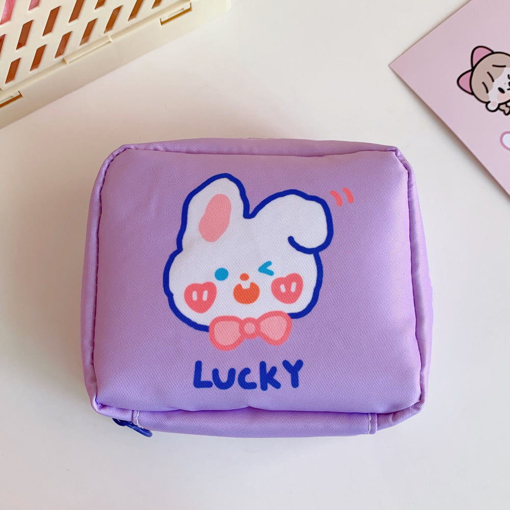 Cute Sanitary Napkin Storage Bag for Students & Travel