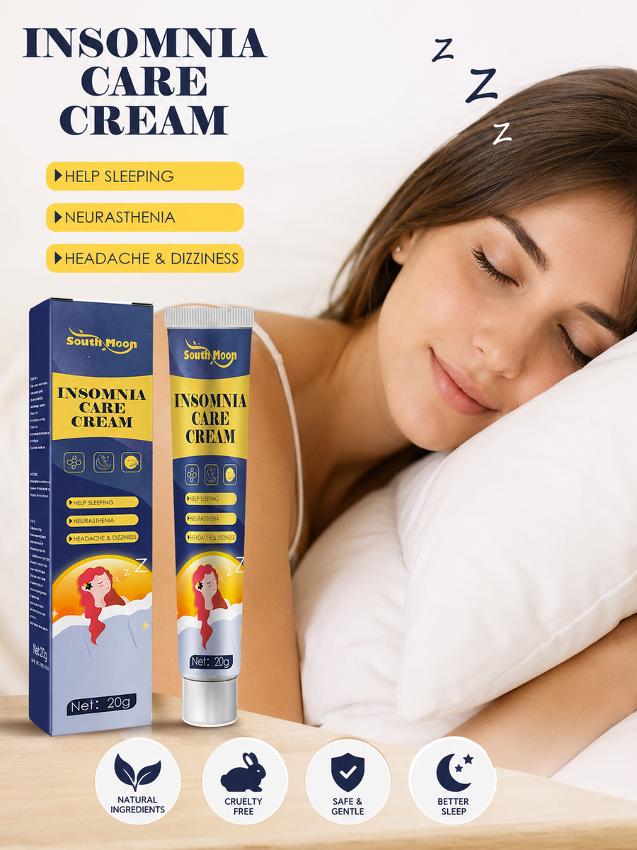 Sleep Cream for Insomnia & Headache — Wake Up Truly Rested
