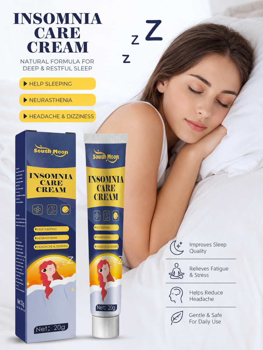 Sleep Cream for Insomnia & Headache — Wake Up Truly Rested