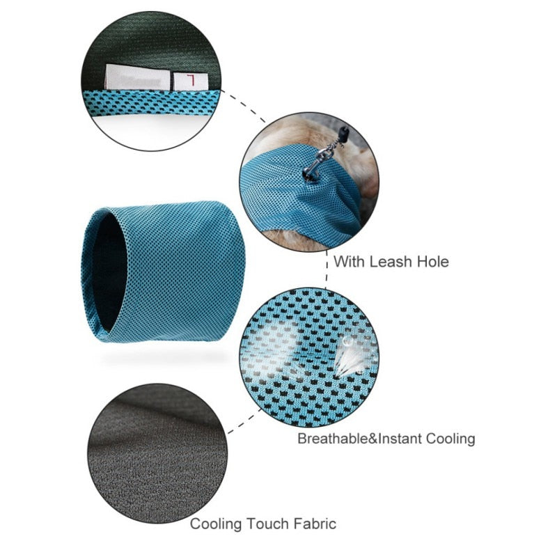 Dog Cooling Bandana for Instant Summer Heat Relief
