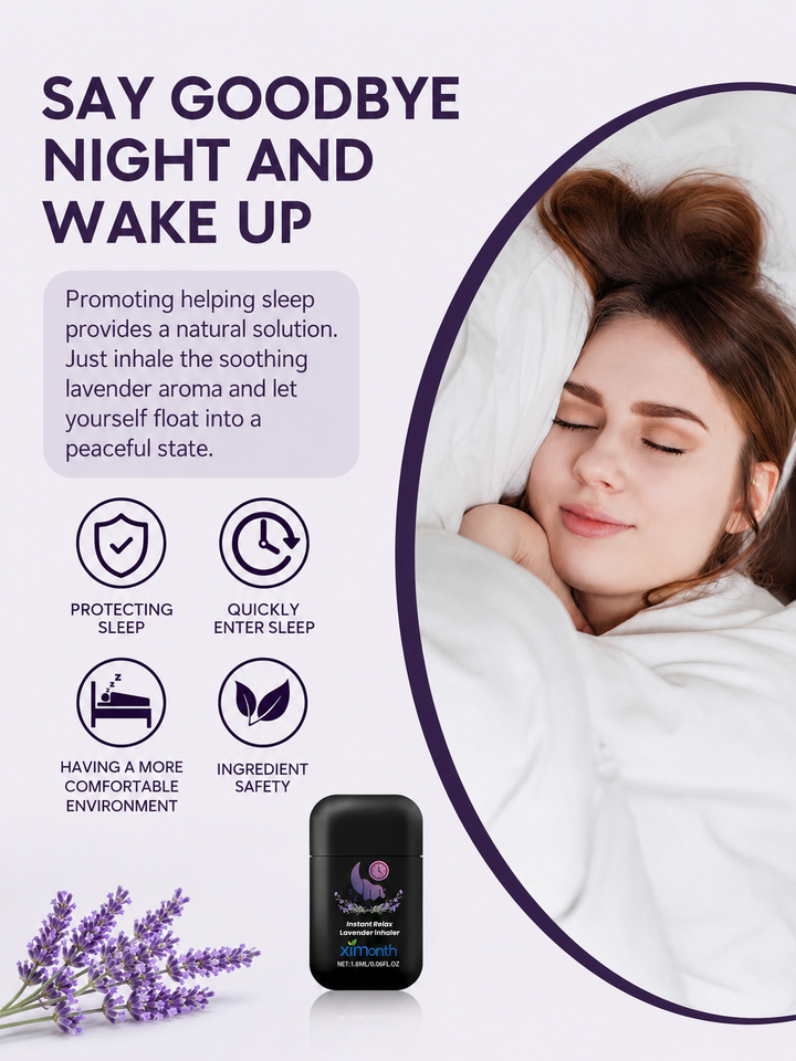 Lavender Sleep Inhaler – Fall Asleep Naturally in Minutes