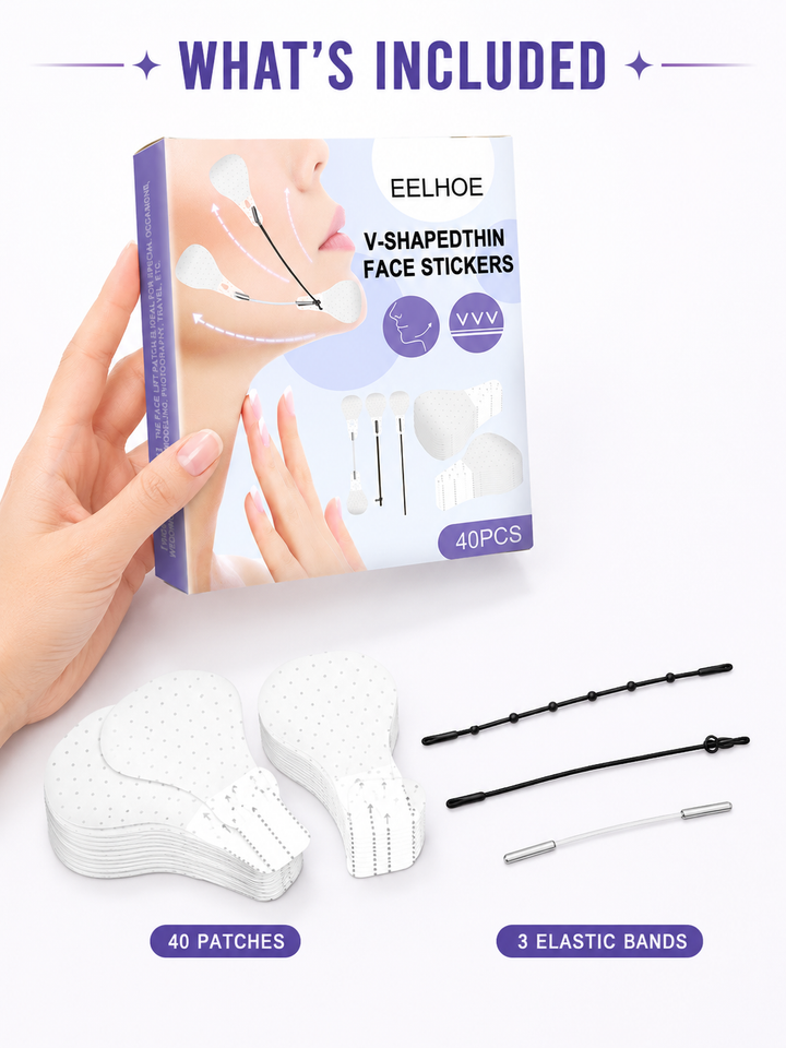 Instant V-Lift Face Stickers — Firmer, Slimmer Jawline