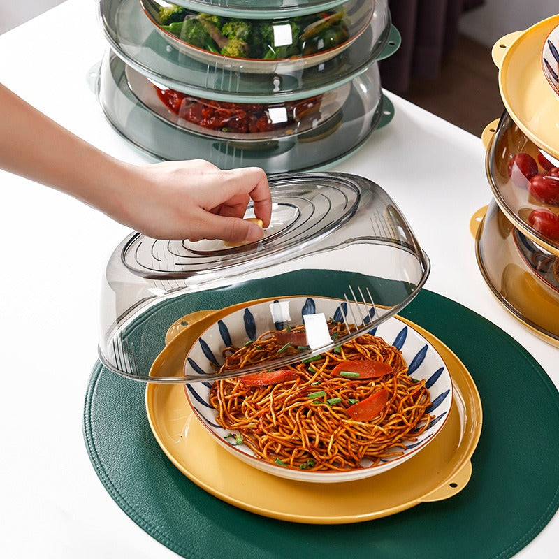 Stackable Food Cover for Leftovers, Dust & Splatter