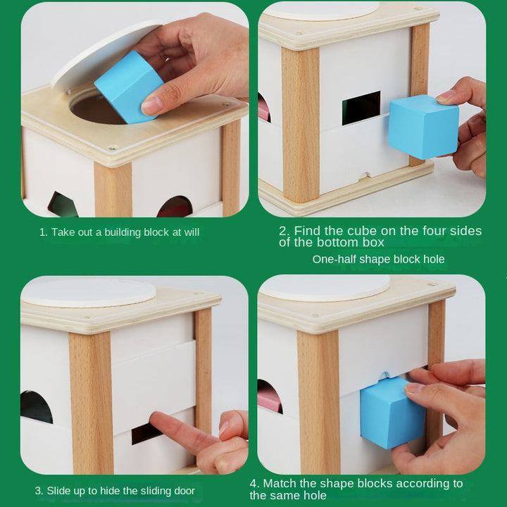 Wooden Shape Matching Toy for Early Spatial Learning