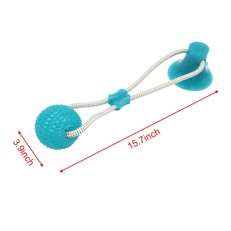 Interactive Suction Cup Dog Toy for Chewing and Play
