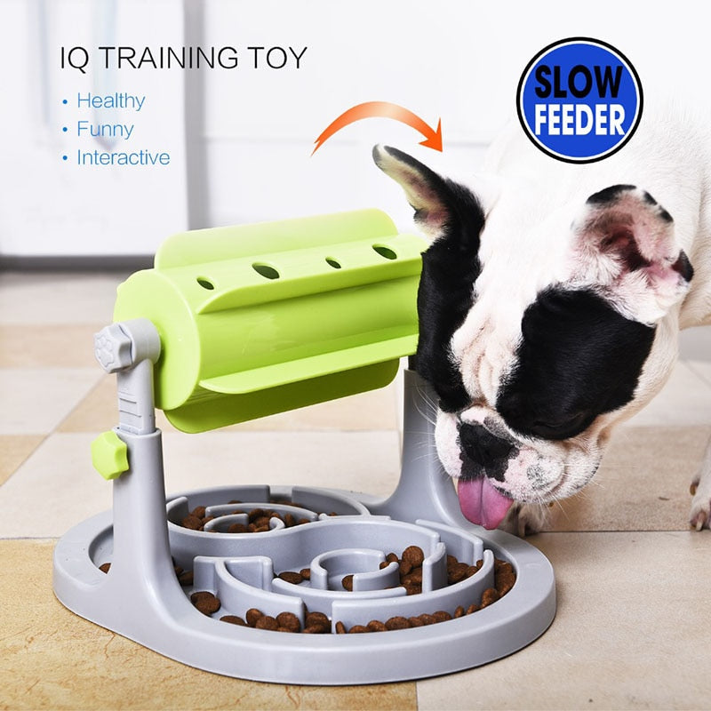 Interactive Slow Feeder Bowl for Dogs & Cats | IQ Toy