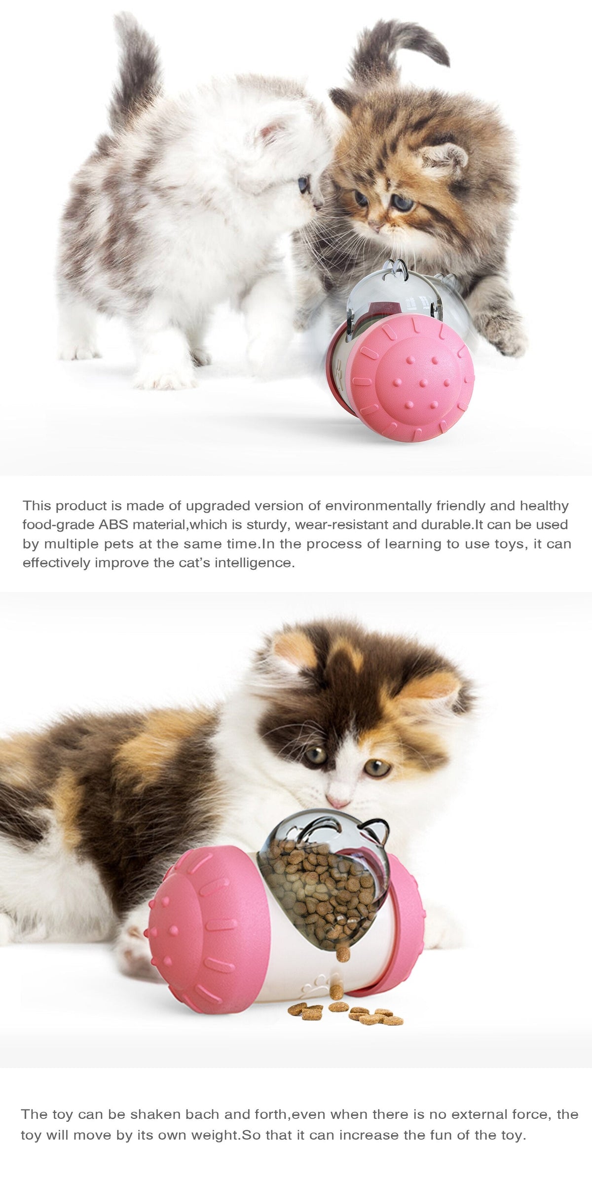 Interactive Treat-Dispensing Pet Toy for Enrichment
