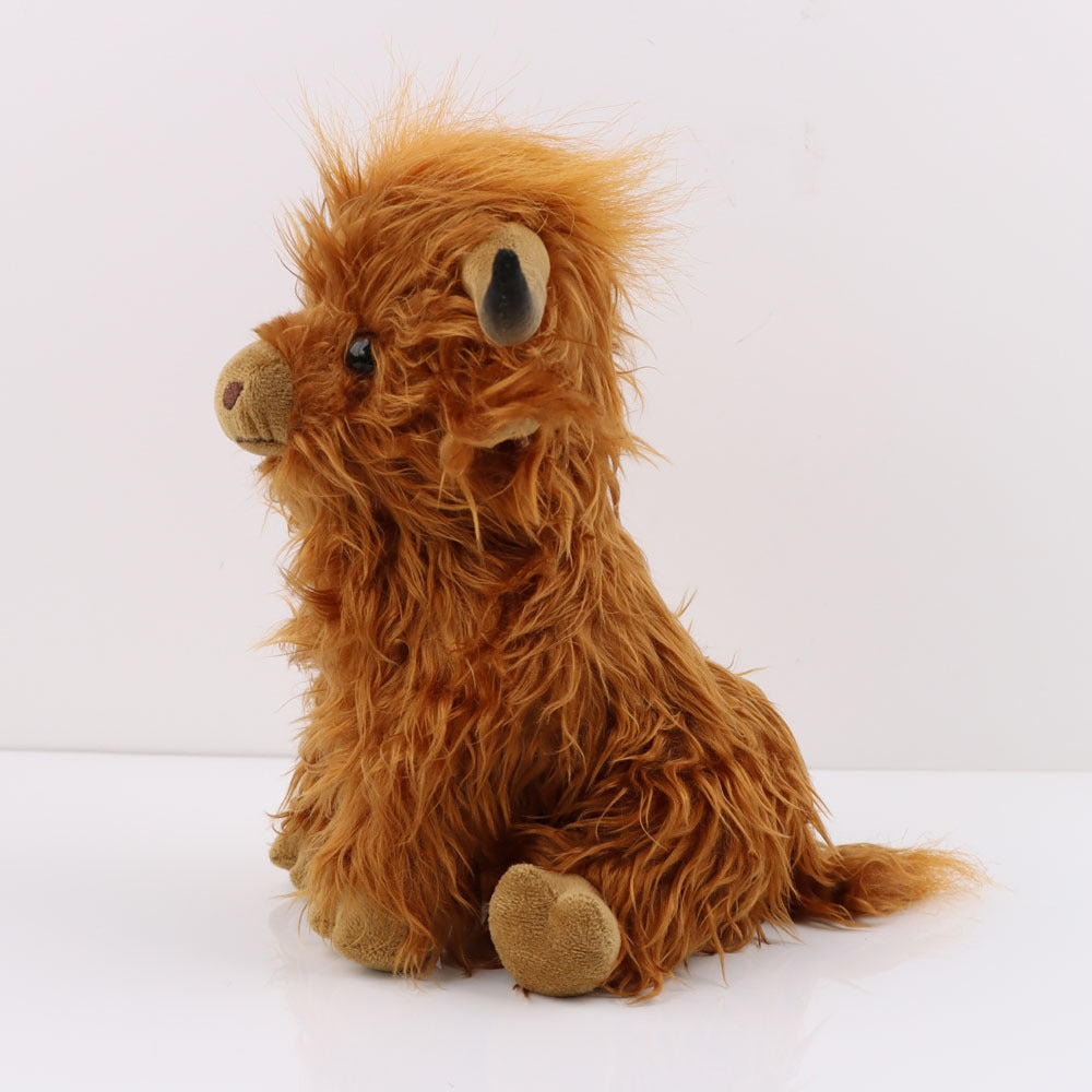 Highland Cow Plush Toy for Cozy Character and Charm