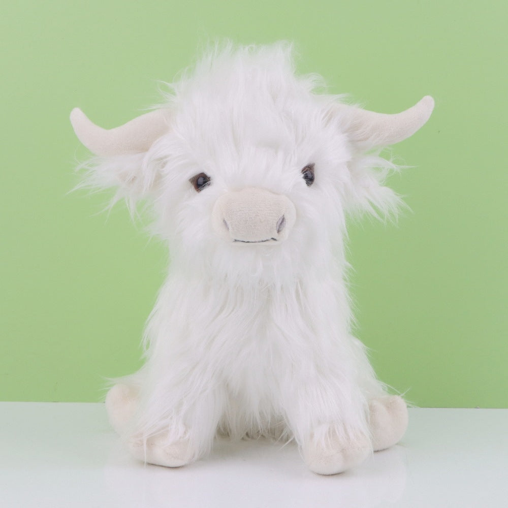Highland Cow Plush Toy for Cozy Character and Charm