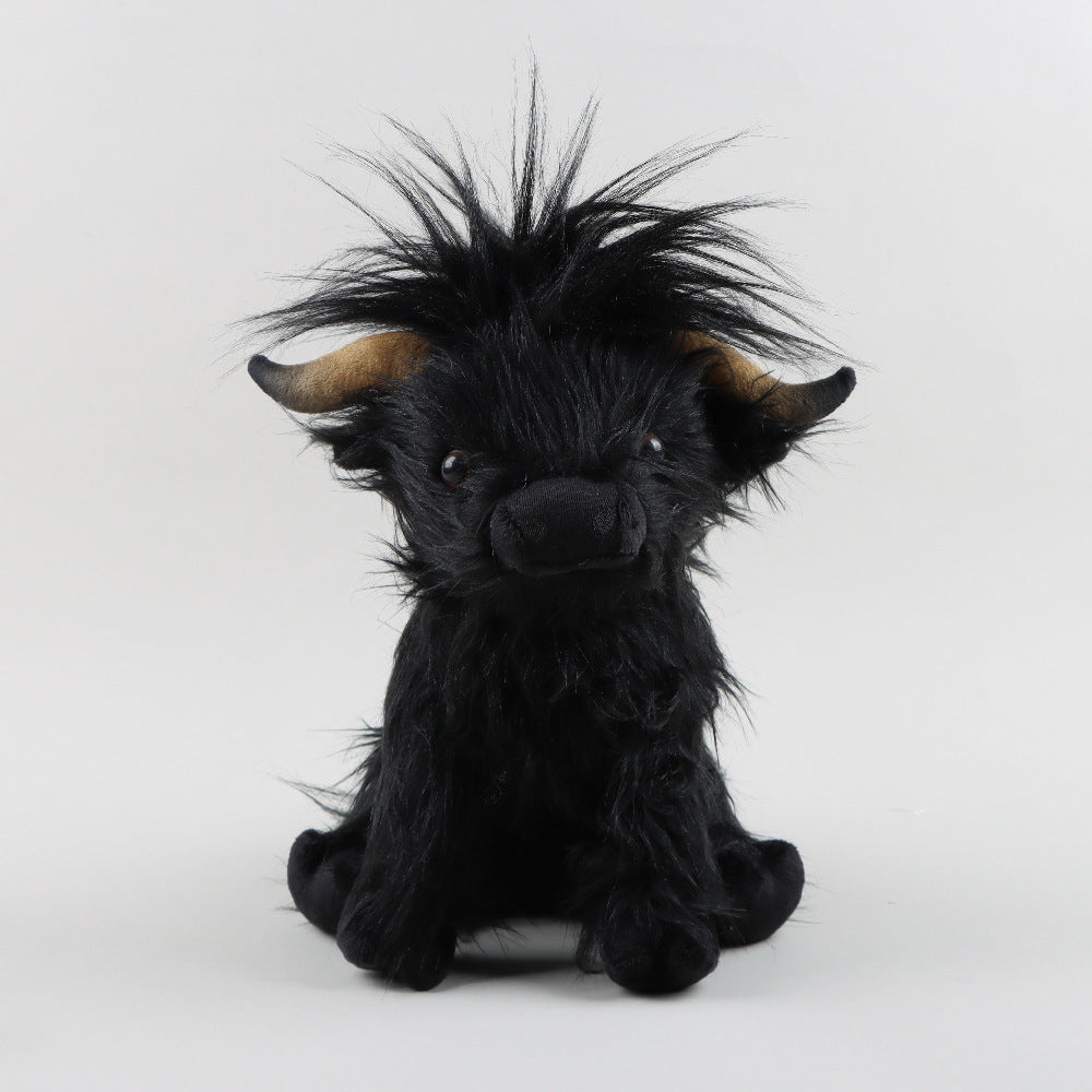 Highland Cow Plush Toy for Cozy Character and Charm