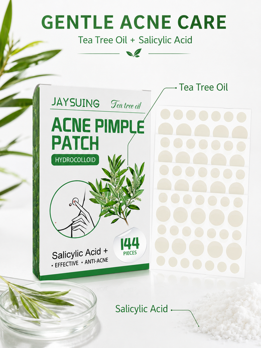 Invisible Acne Patches — Flatten Pimples & Fade Marks | 144 Ct