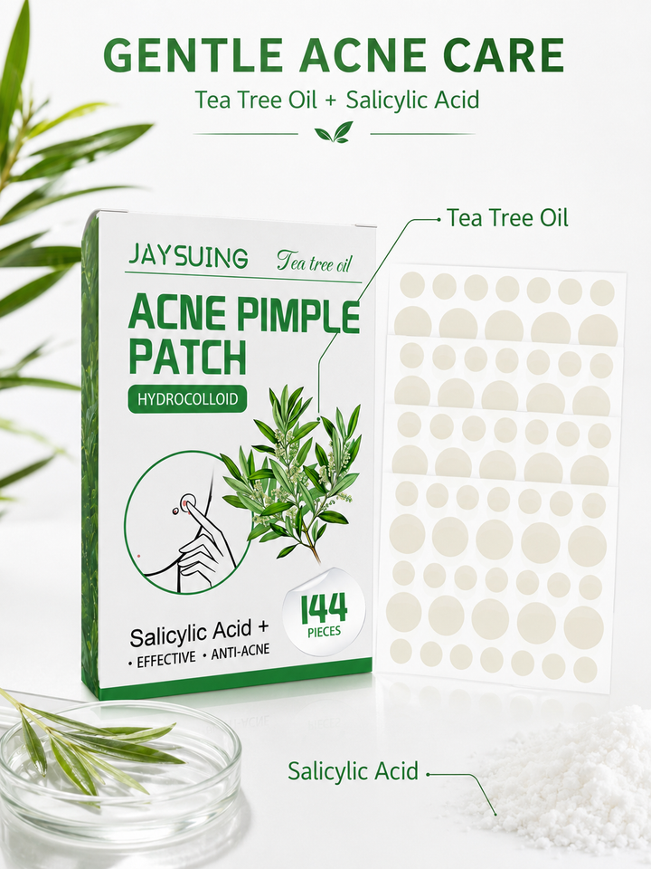 Invisible Acne Patches — Flatten Pimples & Fade Marks | 144 Ct