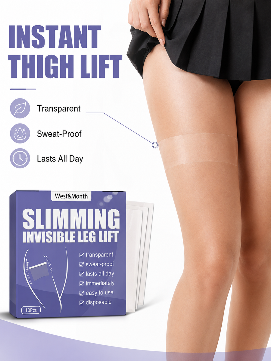 Invisible Leg Lift Strips — Instant Thigh Smoothing, All-Day Hold