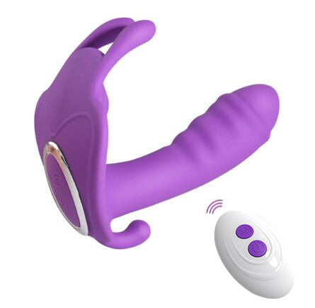 Wearable Butterfly Massager With Wireless Remote Control