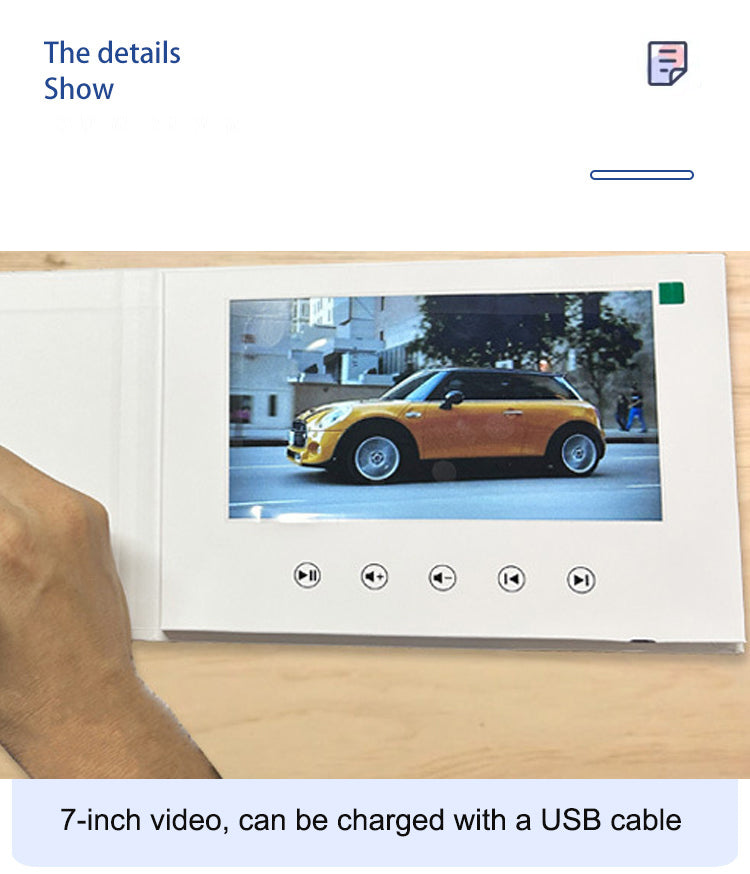 7-Inch Video Greeting Card for Unforgettable Moments
