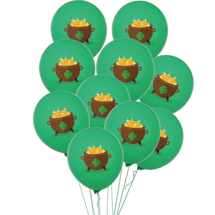 St. Patrick’s Day Balloons 26pc Festive Party Decor