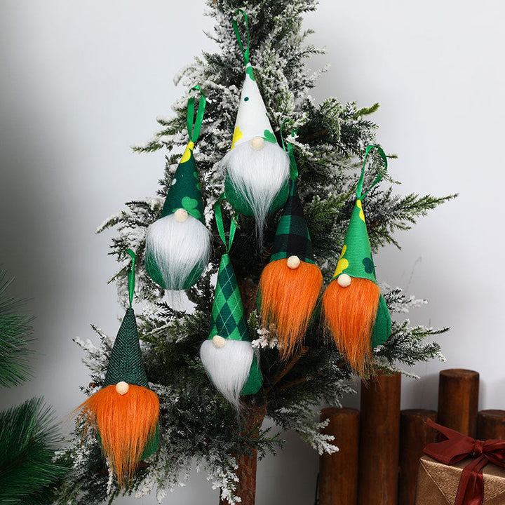 Irish Gnome Hanging Ornament for Playful Seasonal Decor