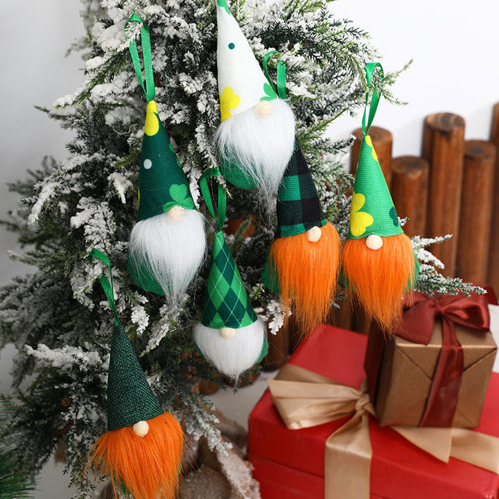 Irish Gnome Hanging Ornament for Playful Seasonal Decor