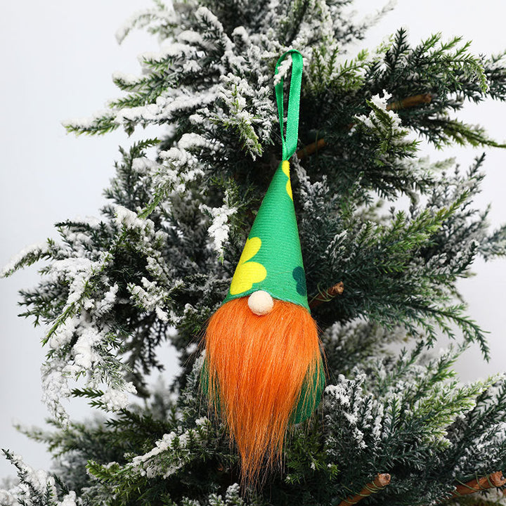 Irish Gnome Hanging Ornament for Playful Seasonal Decor