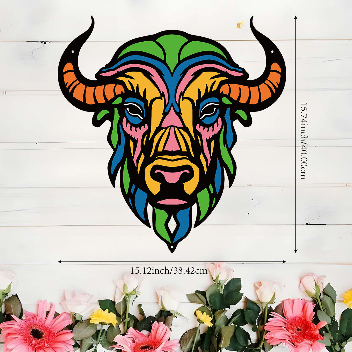 Colorful Metal Animal Wall Art for Vibrant Home Rooms