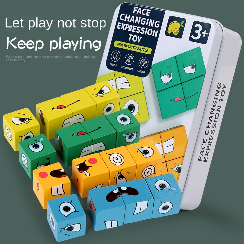 Expression Matching Blocks for Screen-Free Family Play