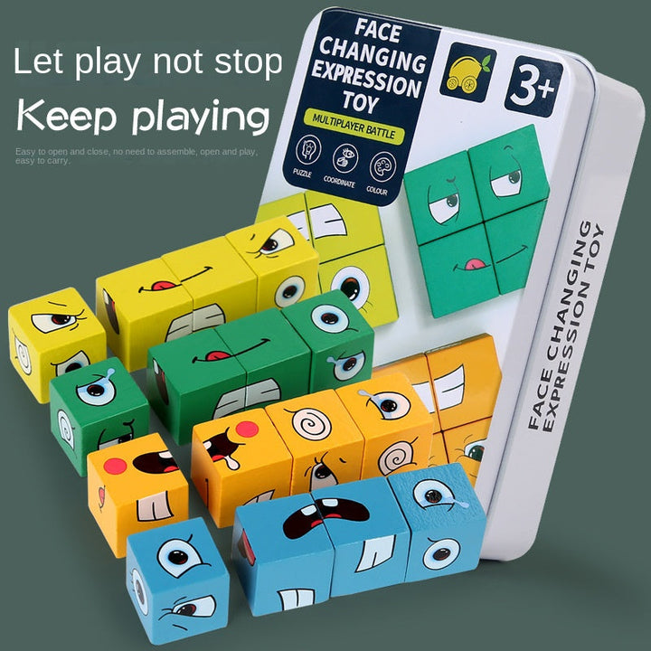 Expression Matching Blocks for Screen-Free Family Play