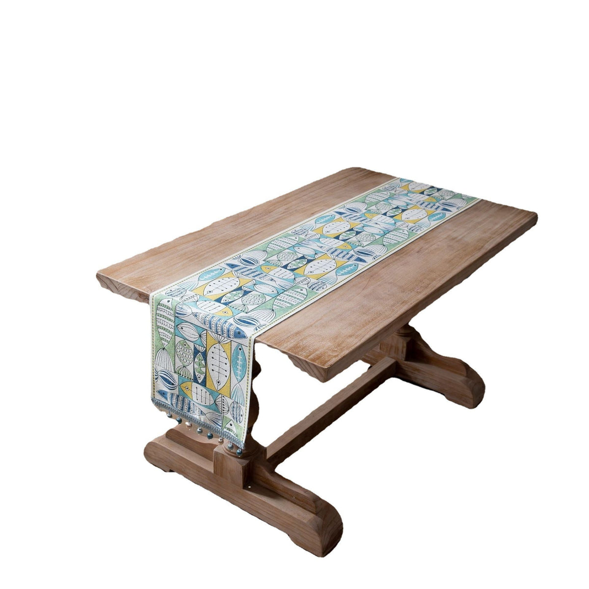 Jacquard Table Runner for Warm Seasonal Dining Style