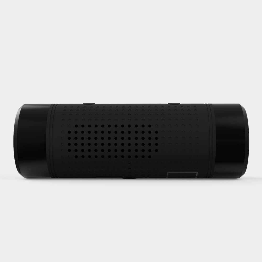 Portable Bluetooth Speaker with Power Bank & Flashlight
