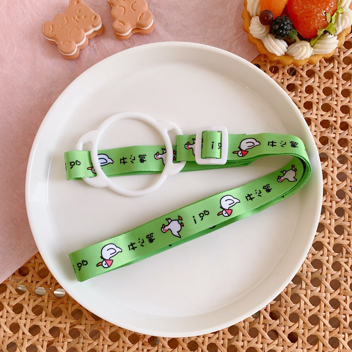Kawaii Milk Bottle Water Bottle With Crossbody Strap