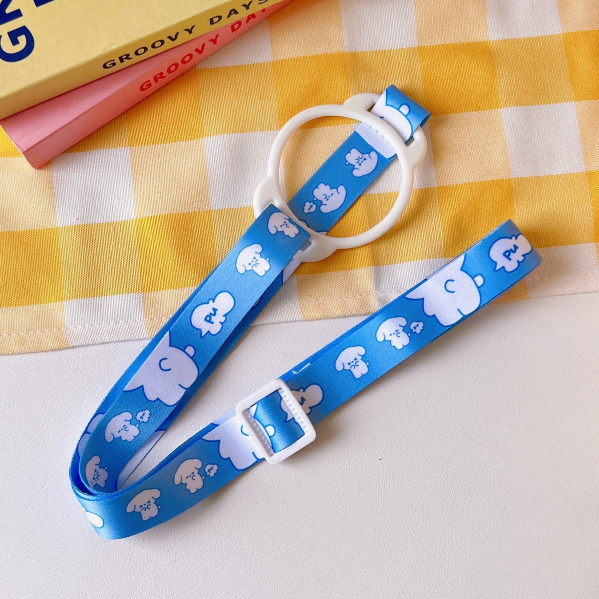 Kawaii Milk Bottle Water Bottle With Crossbody Strap