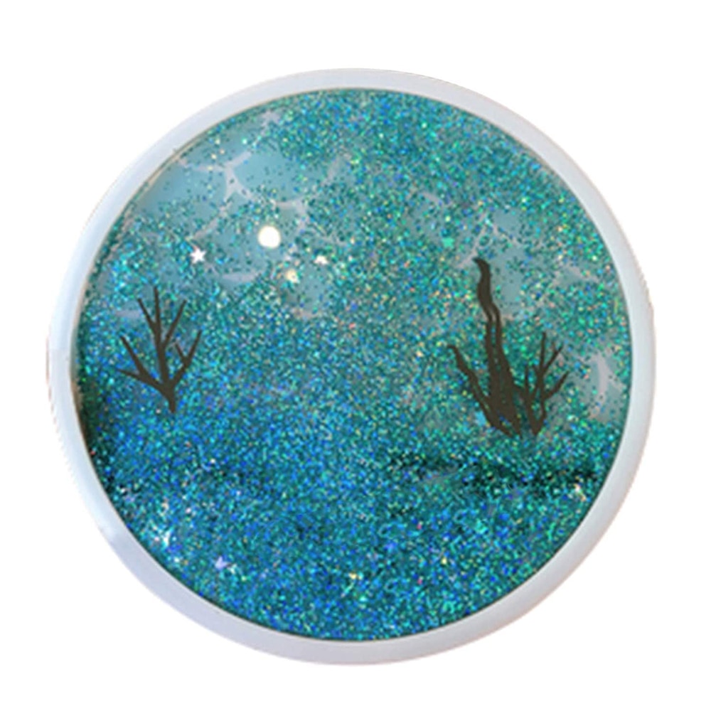 Sakura Glitter Coaster for Hot Drinks, Non-Slip Silicone