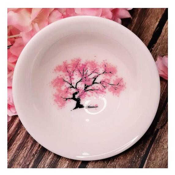 Cherry Blossom Sake Cup That Reveals Blossoms When Cold