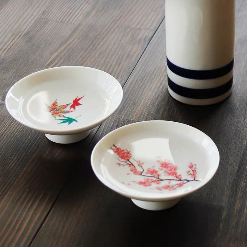 Cherry Blossom Sake Cup That Reveals Blossoms When Cold