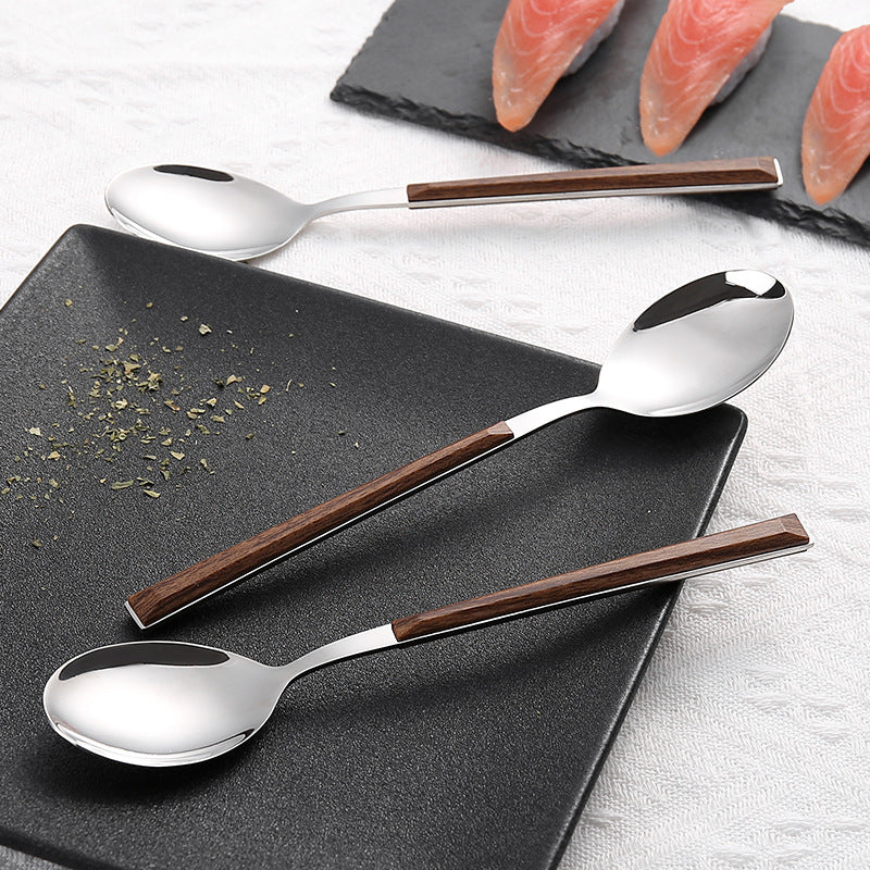 Japanese-Style Stainless Chopsticks and Spoon Gift Set