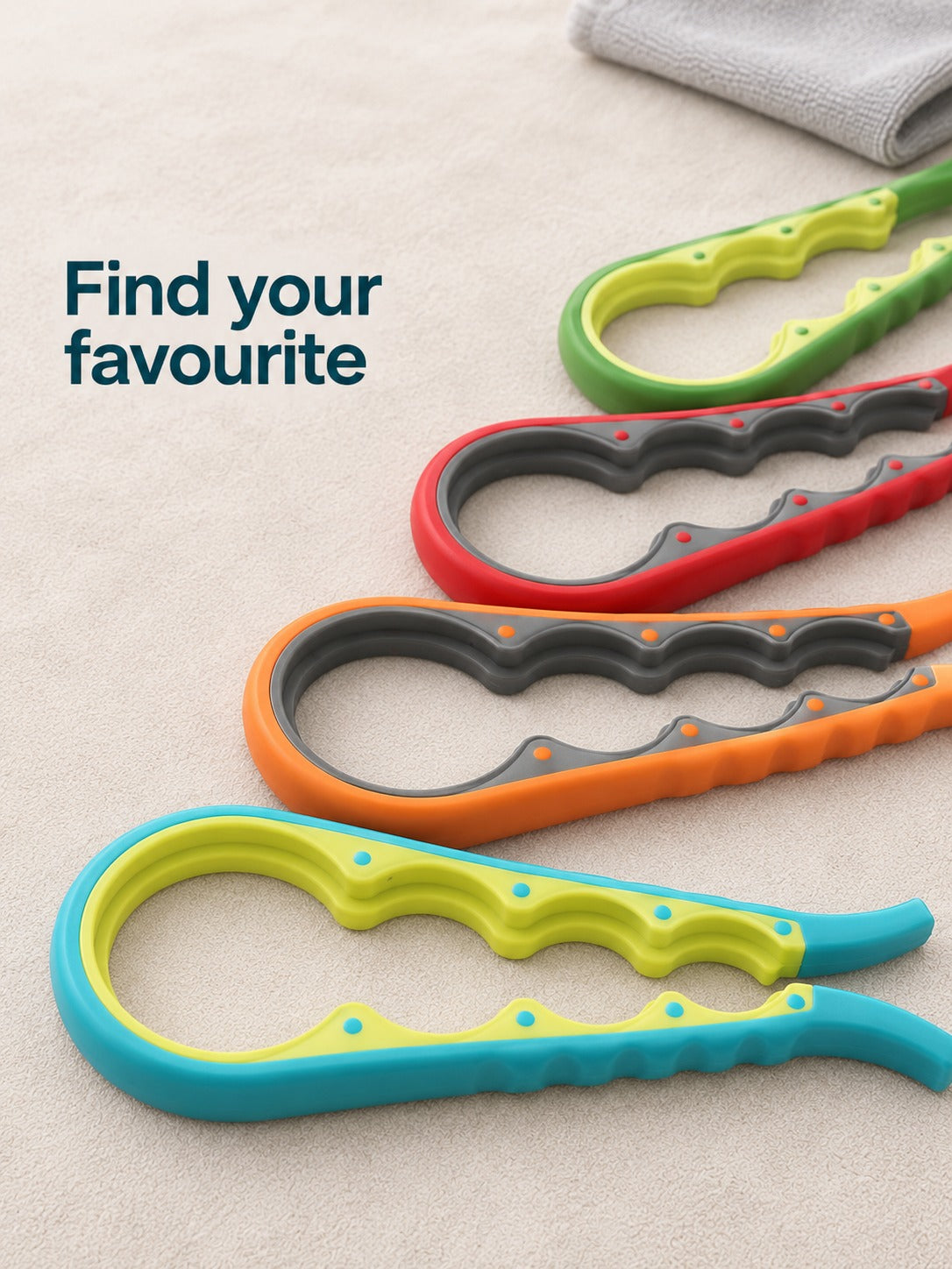 Jar Opener Set: 4-in-1 Grip Tools for Stuck Lids