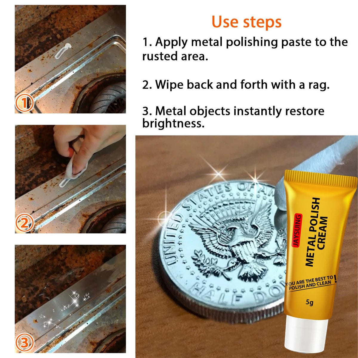 Stainless Steel Pot Rust & Black Scale Remover Paste