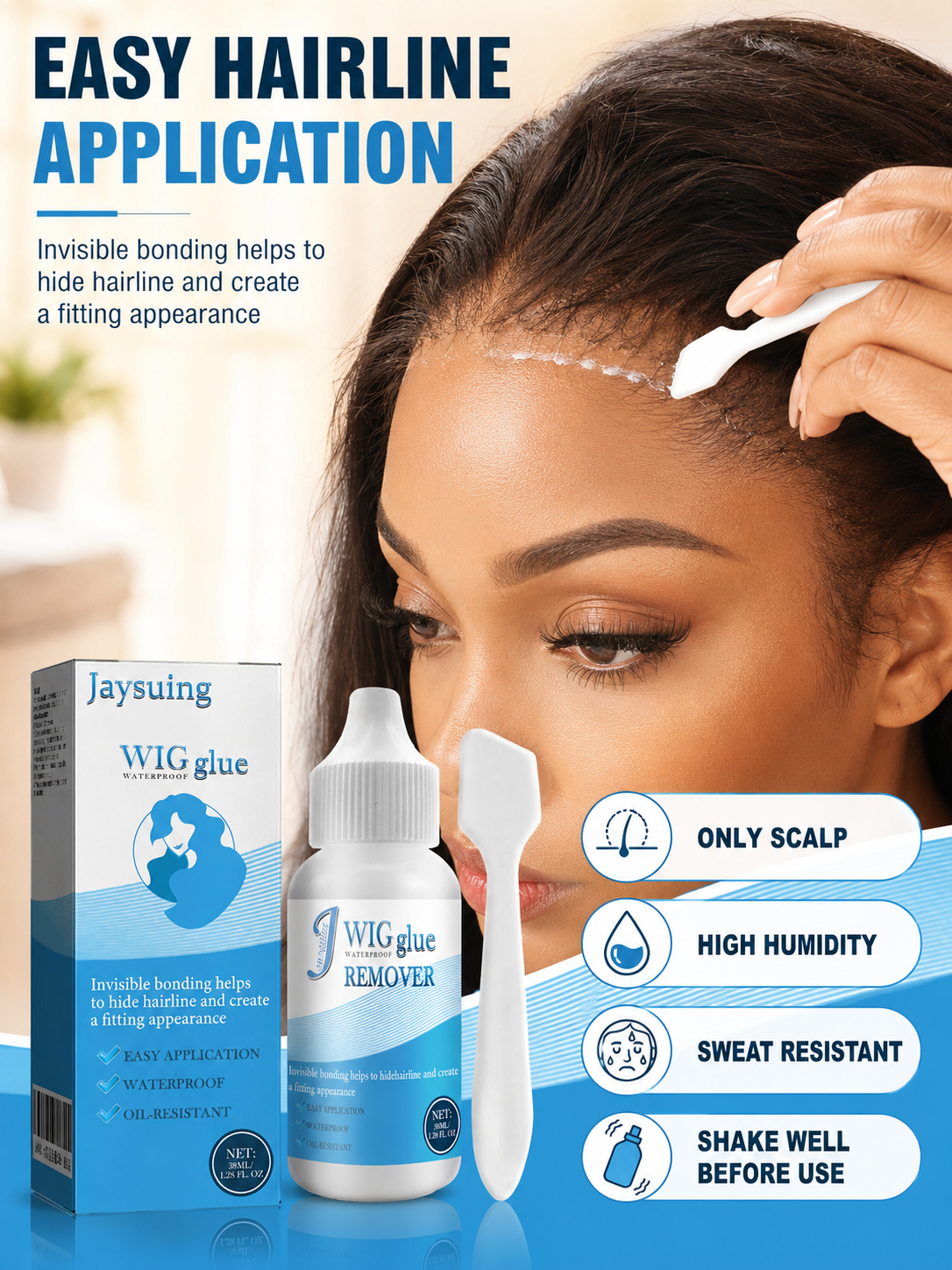 Waterproof Lace Wig Glue — Invisible Hold 38ml