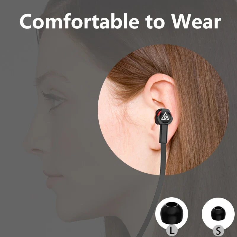 Wired Earphones with Mic and Call Button for Phones