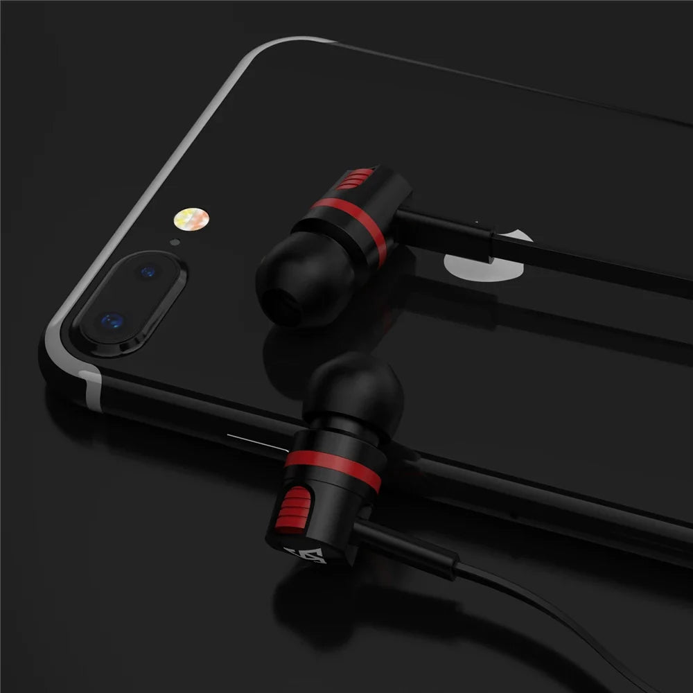 Wired Earphones with Mic and Call Button for Phones