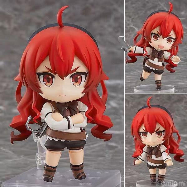 Anime Character Figure With Interchangeable Face Parts