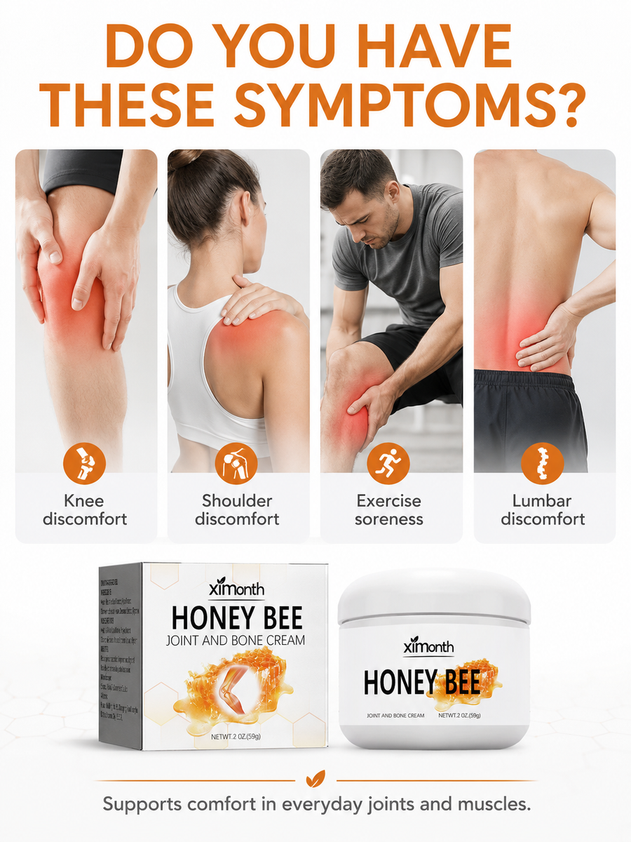 Joint Relief Cream with Honey Bee — Ease Stiff, Aching Joints