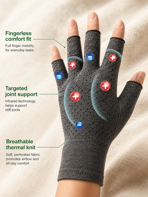 Far‑Infrared Gloves — Restore Joint Flexibility & Reduce